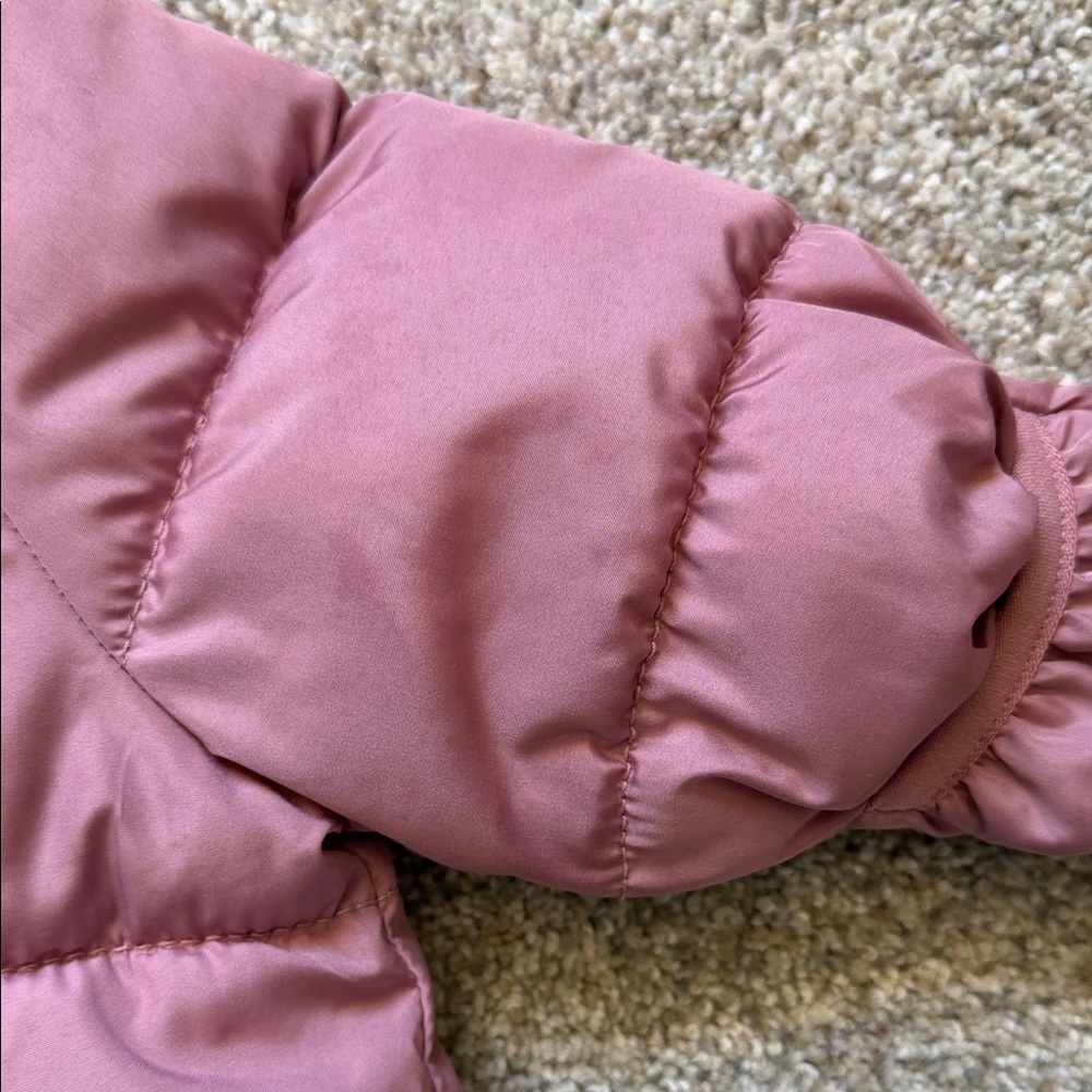 Old Navy Baby Girls Water-Resistant Frost Free Puffer Snowsuit Woodrose 0-3month - Picture 7 of 10